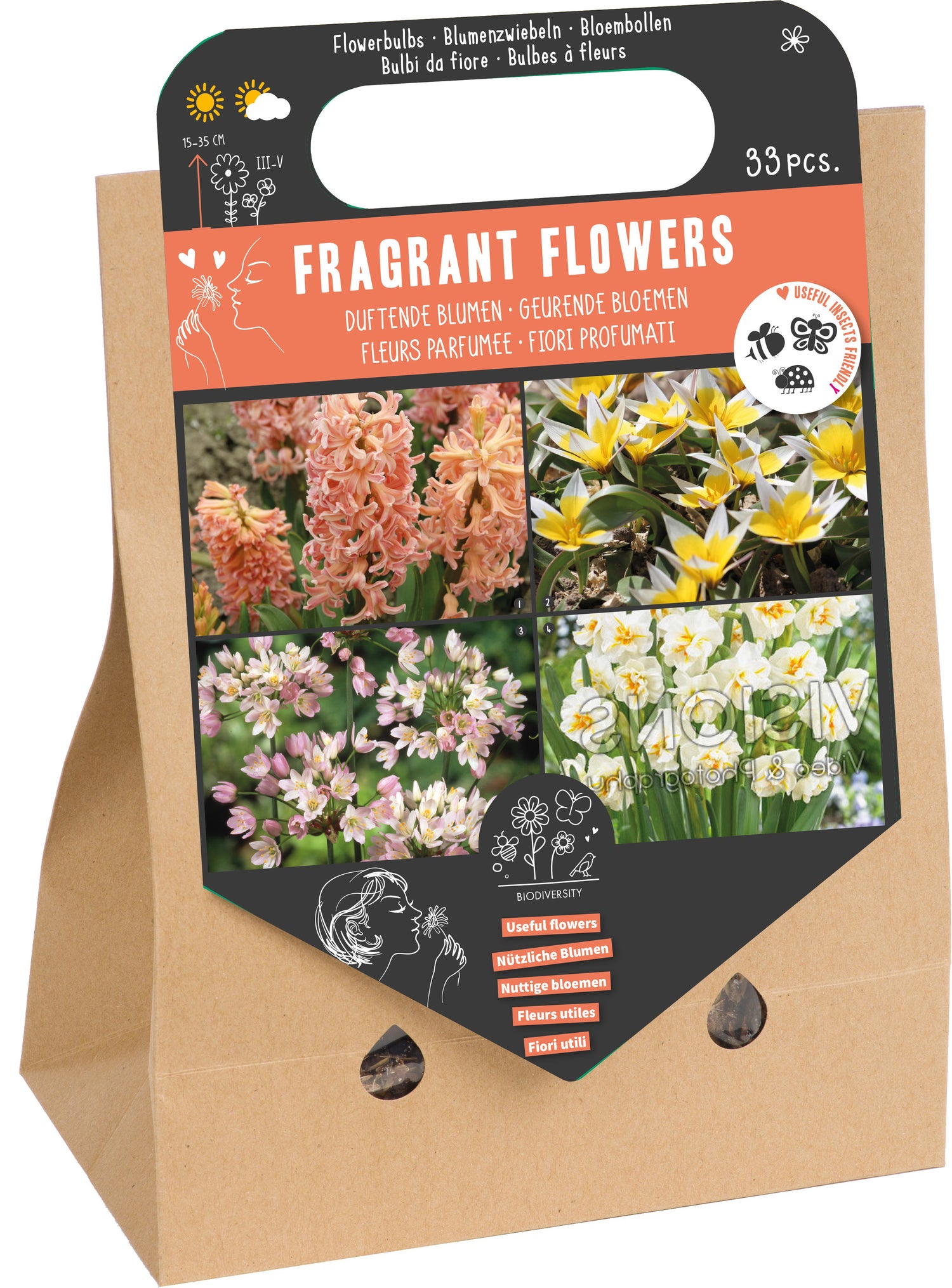 Florex Pick Up Tas bloembollen geurende bloemen 33 stuks