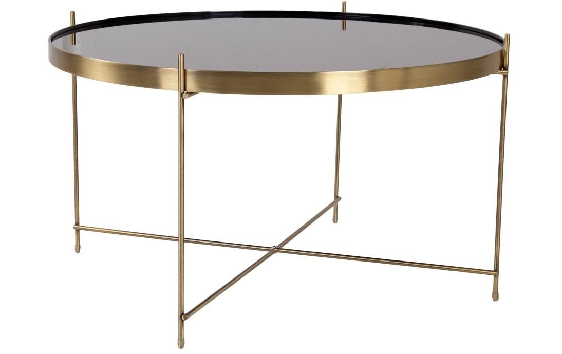 Couchtisch Venezia 70 x 40 cm, Gold<br>Moderner Sofatisch