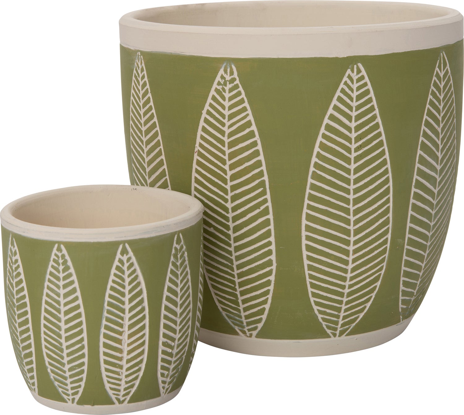 Intratuin bloempot Nikki licht groen D 7 H 6,5 cm