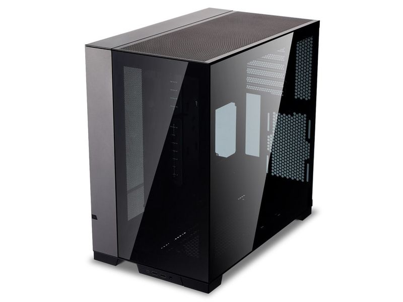 Lian Li PC-Gehäuse 011 Dynamic EVO Grau Vielseitig einsetzbarer Midi-Tower mit Sichtfenster