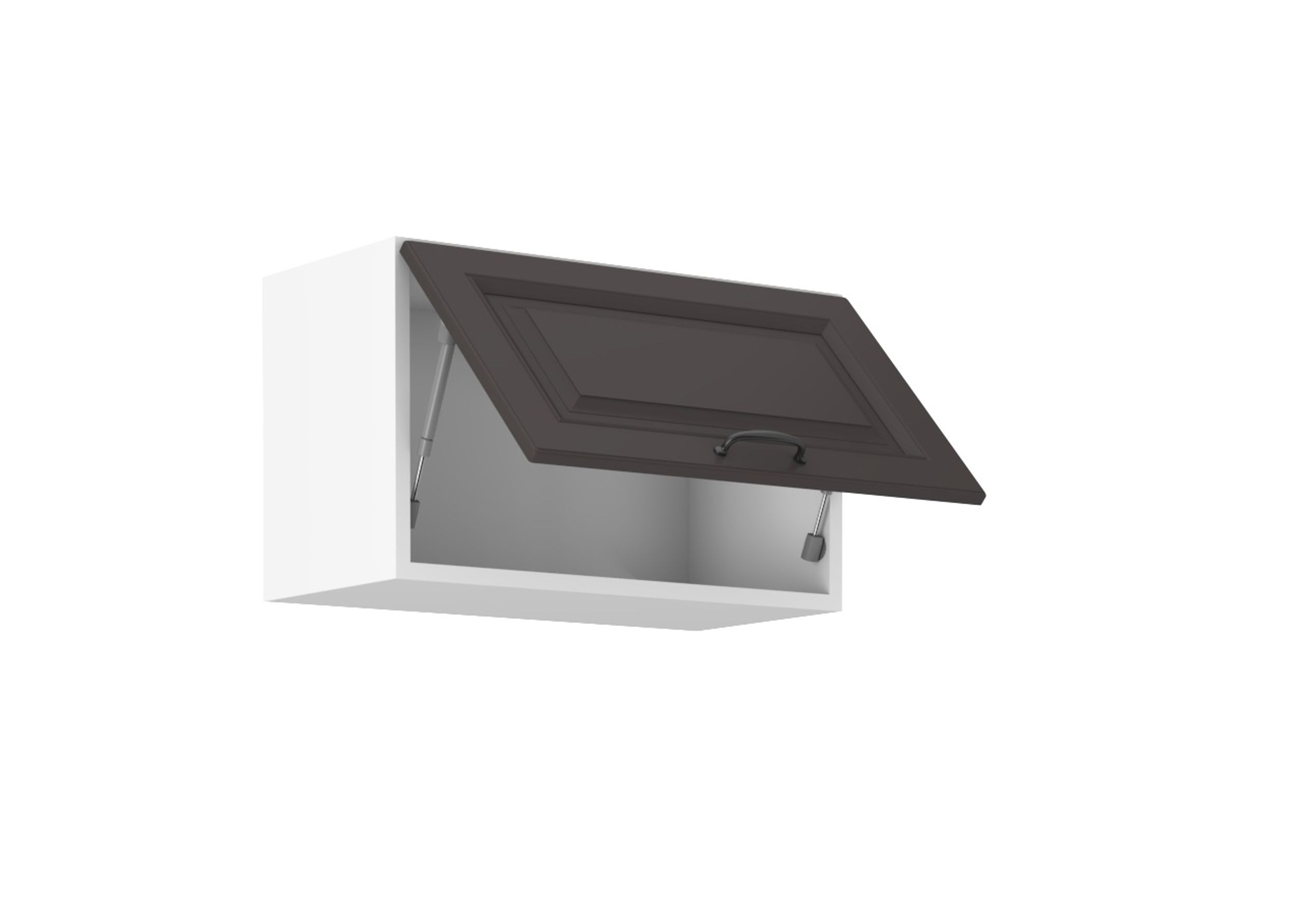 Hängeschrank 60 cm Stilo Grau Küchenzeile Küchenblock Küche Landhaus Höhe 36 cm