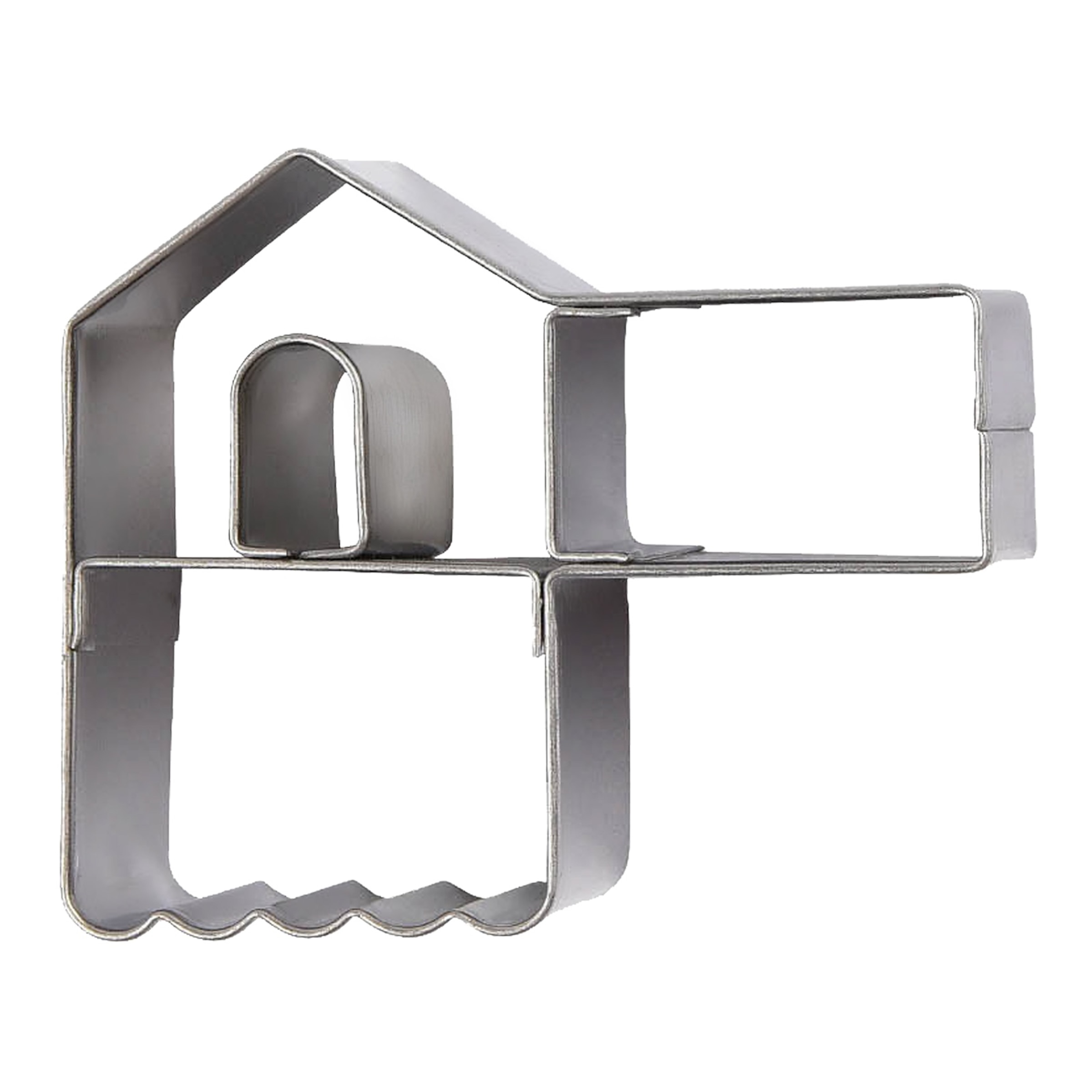 silber, L 6,5 x B 5,5 x H 2,5 cm