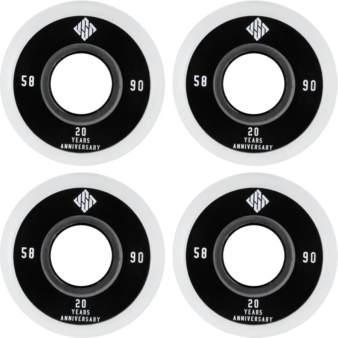 USD Team 20 Years 4-Pak Hjul Aggressive Rulleskøjter | SkatePro
