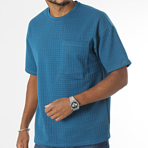 Tee Shirt Poche Bleu Marine