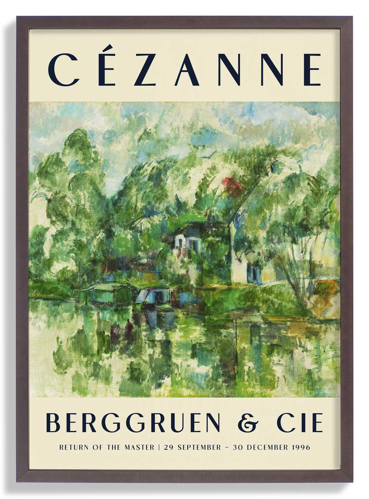 Cézanne At the Water's Edge Kunstausstellung