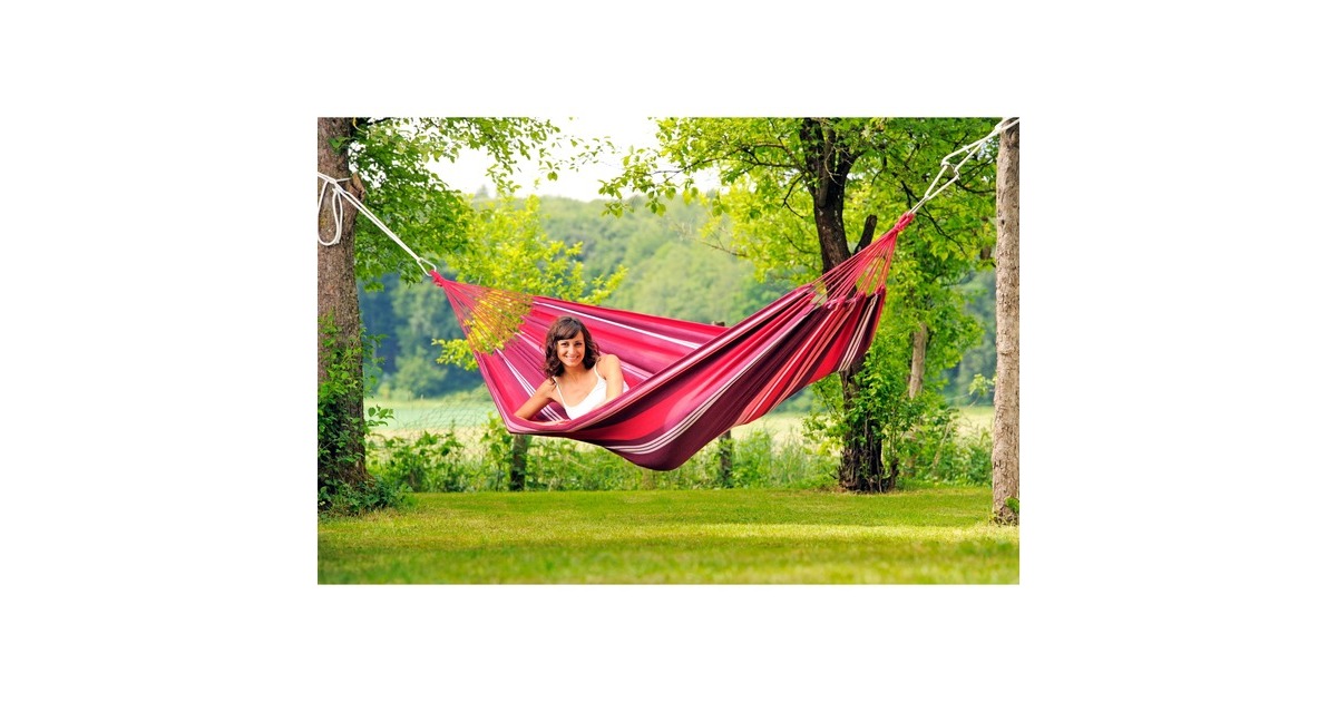 AmazonasSalsa Fuego hangmat  (Rood/lila)