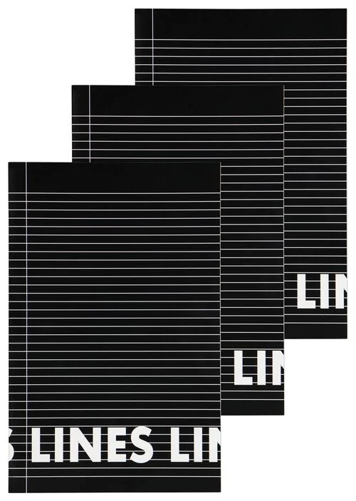 3 cahiers noirs A4 - ligné