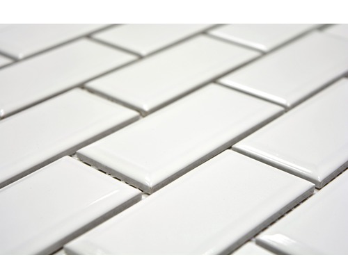 Keramisch mozaïek CG M07W 29,56x29,1 cm wit