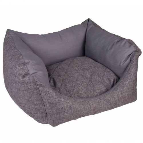 Sofá de mão cinza para cães