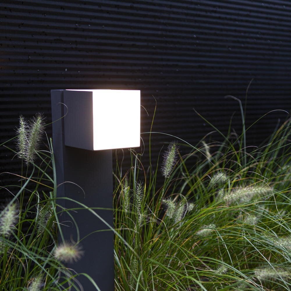 Cuba LED-padverlichting in antraciet, 12W, 600lm, IP54