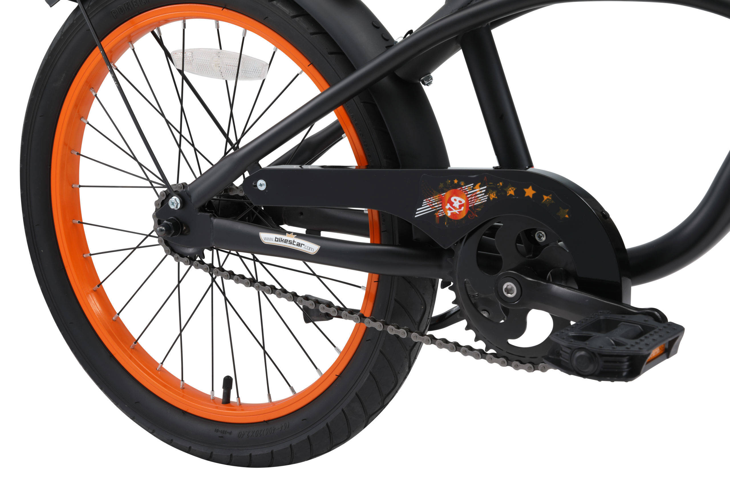 BikeStar Cruiser kinderfiets 20 inch zwart
