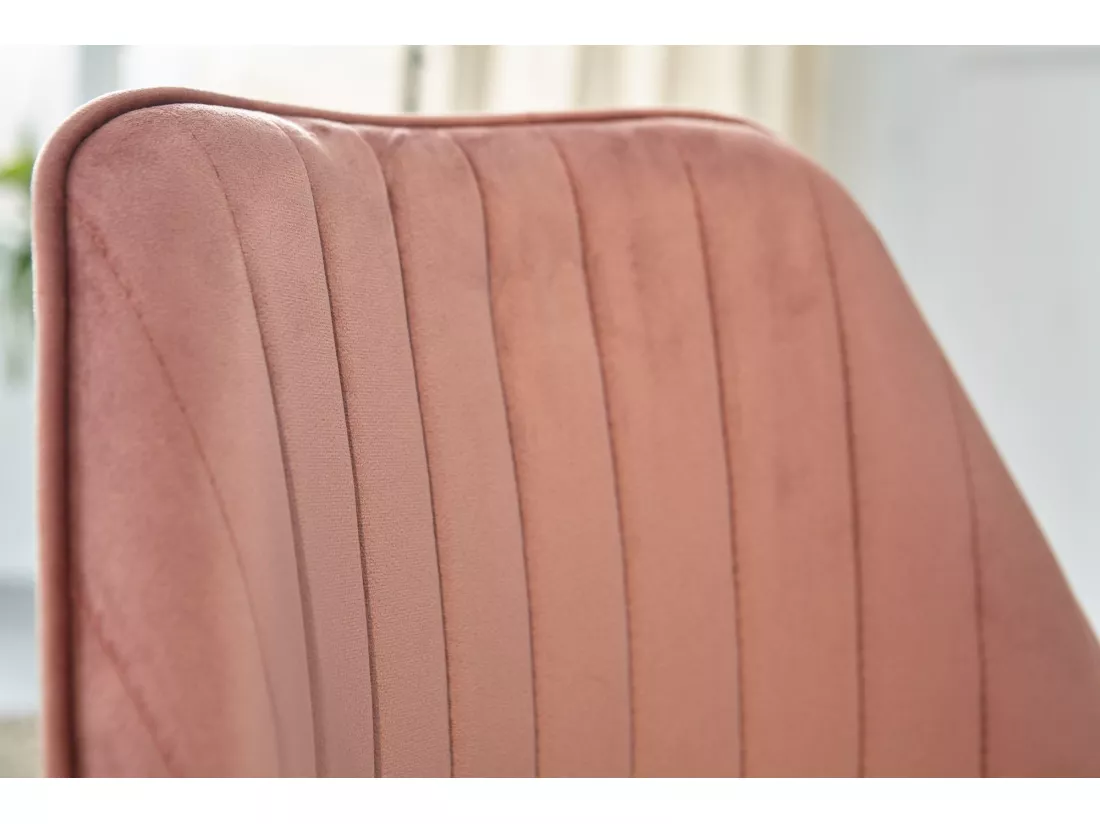 chaise de bureau velours chaise pivotante avec dossier