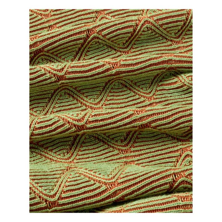 Thinking Mu Robe Maille Pippi Coton Bio | Vert