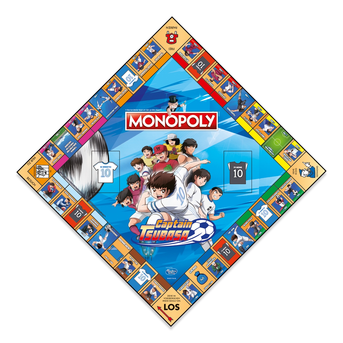 Monopoly - Captain Tsubasa (deutsch/französisch) Brettspiel Gesellschaftsspiel