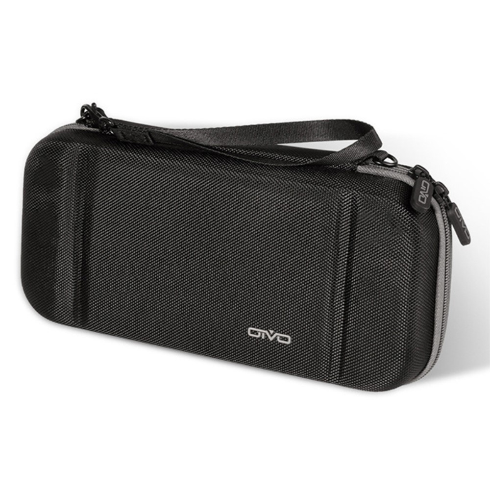 Reise Box Schutztasche Hartschale mit Handschlaufe für Nintendo Switch OLED - Schwarz