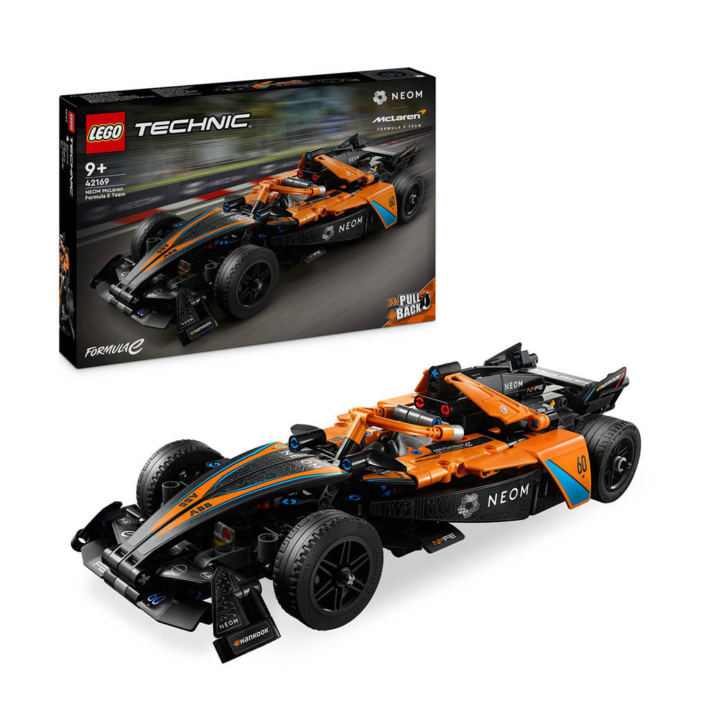 Zeer leukNEOM McLaren Formula E racewagen Auto Speelgoed voor Kinderen 42169