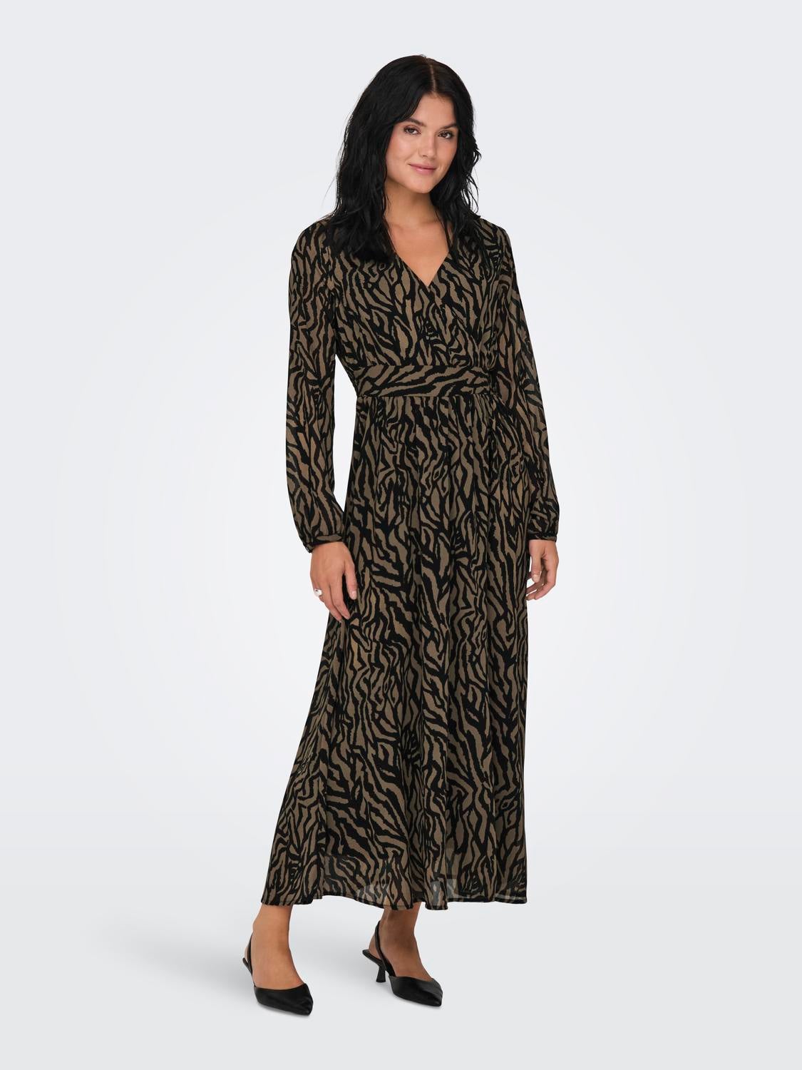 ONLSTAR Langes Kleid Walnut