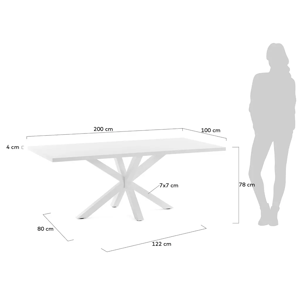 Esstisch Arya 200 x 100 cm