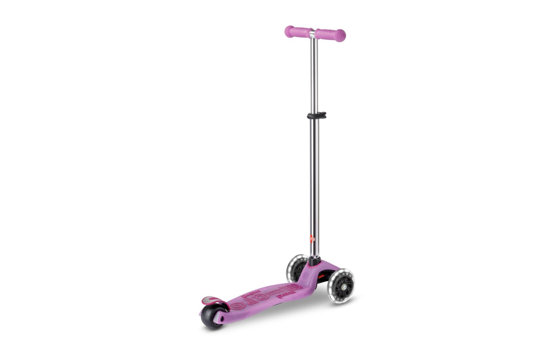 Scooter Maxi Micro Deluxe Glow LED Plus Luminous Purple<br>Scooter für Kinder