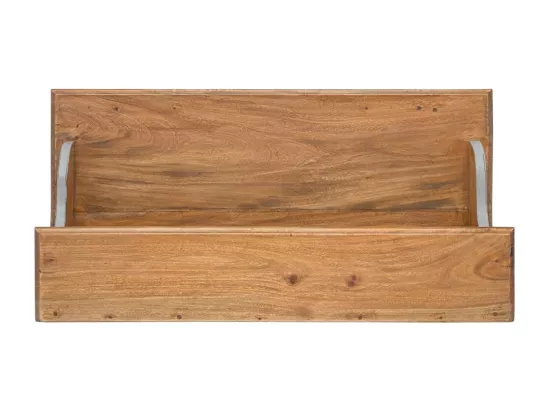 Bureau d'écriture bois d'acajou massif 80x40x92 cm