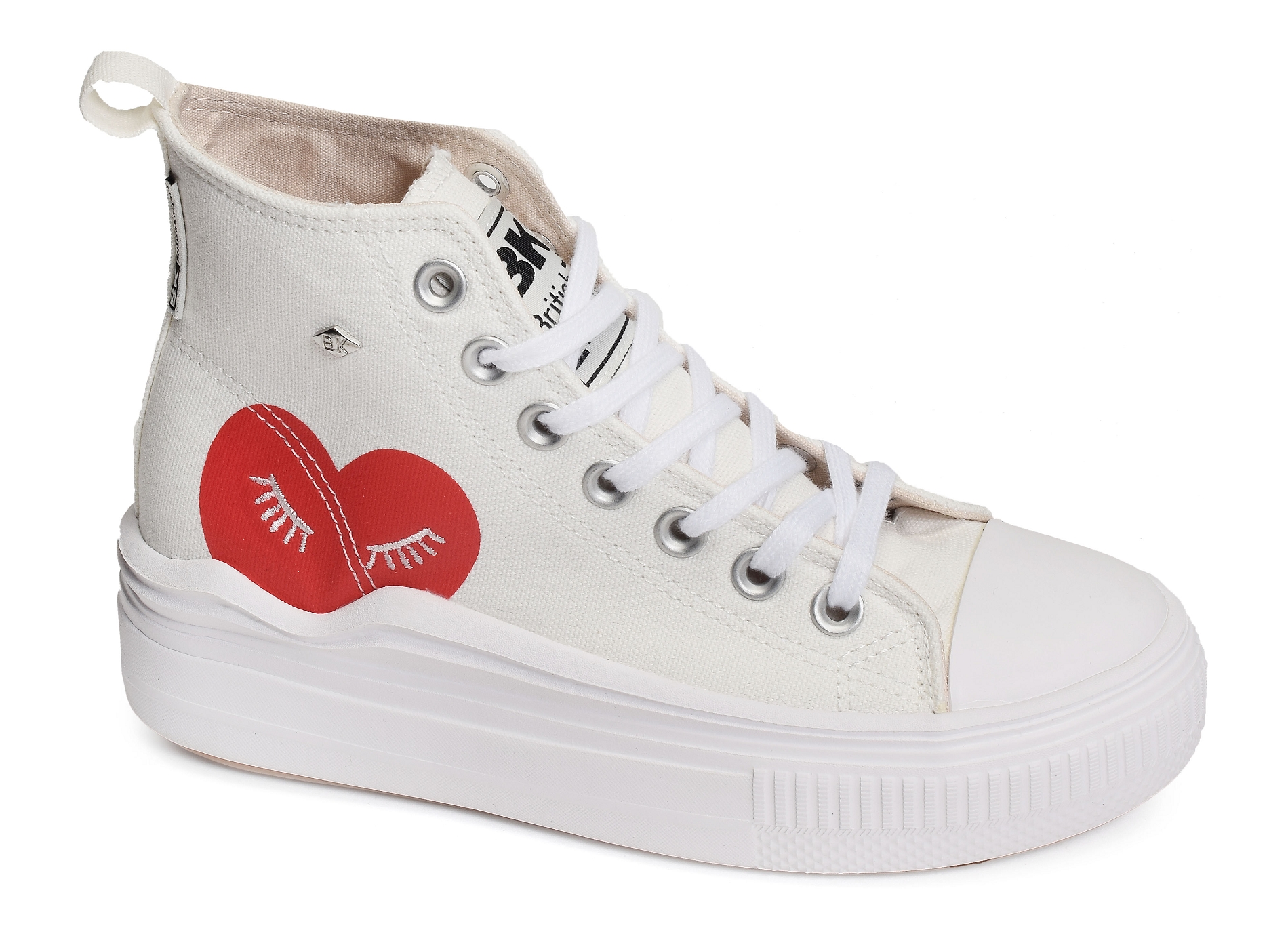 Kaya flow mid 3727 blanc rouge