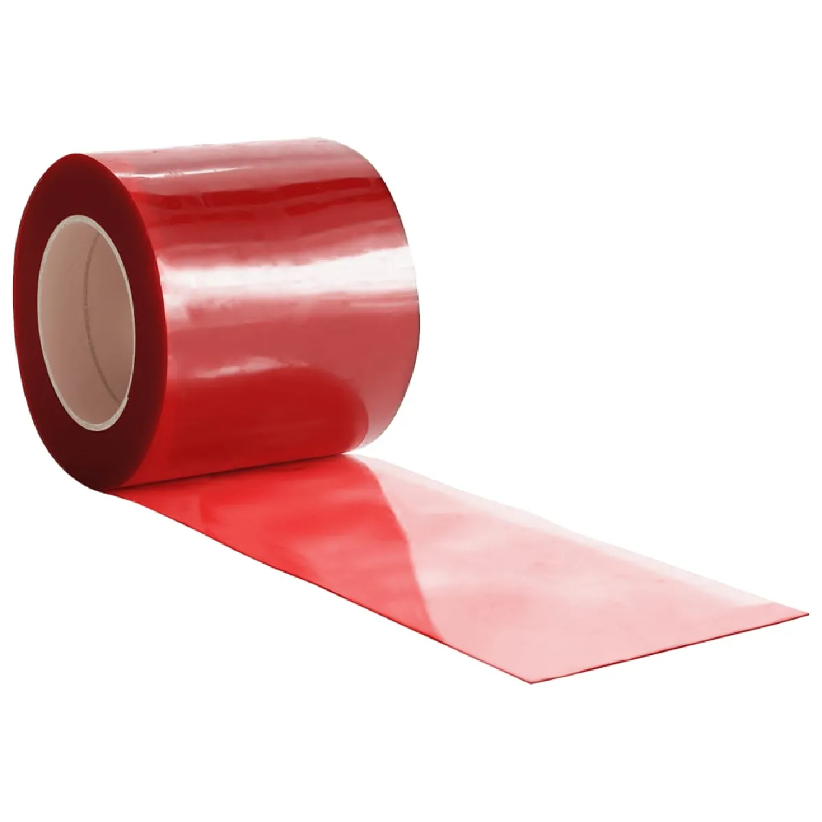 vidaXL Rideau de porte PVC Rouge 25m