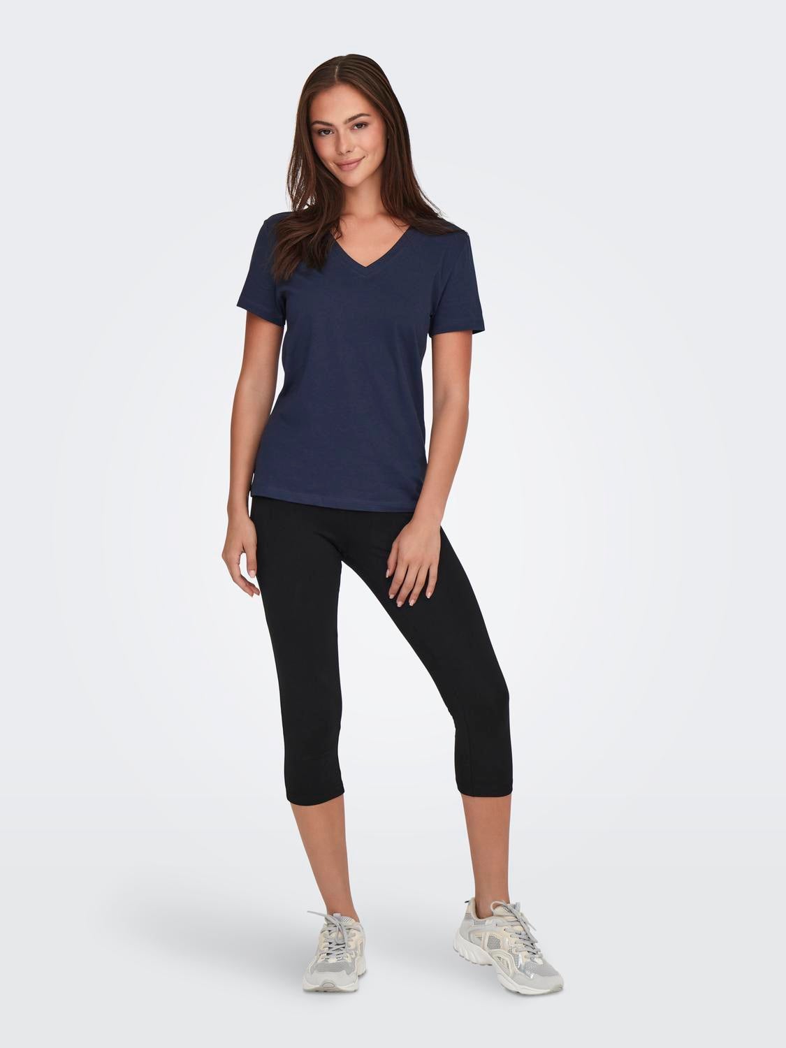 ONPFOLD Mittlere Taille Normal geschnitten Leggings Black