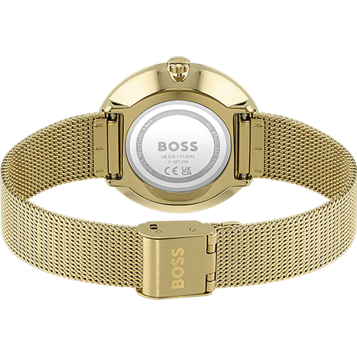 Montre BOSS Praise femme bracelet acier doré jaune
