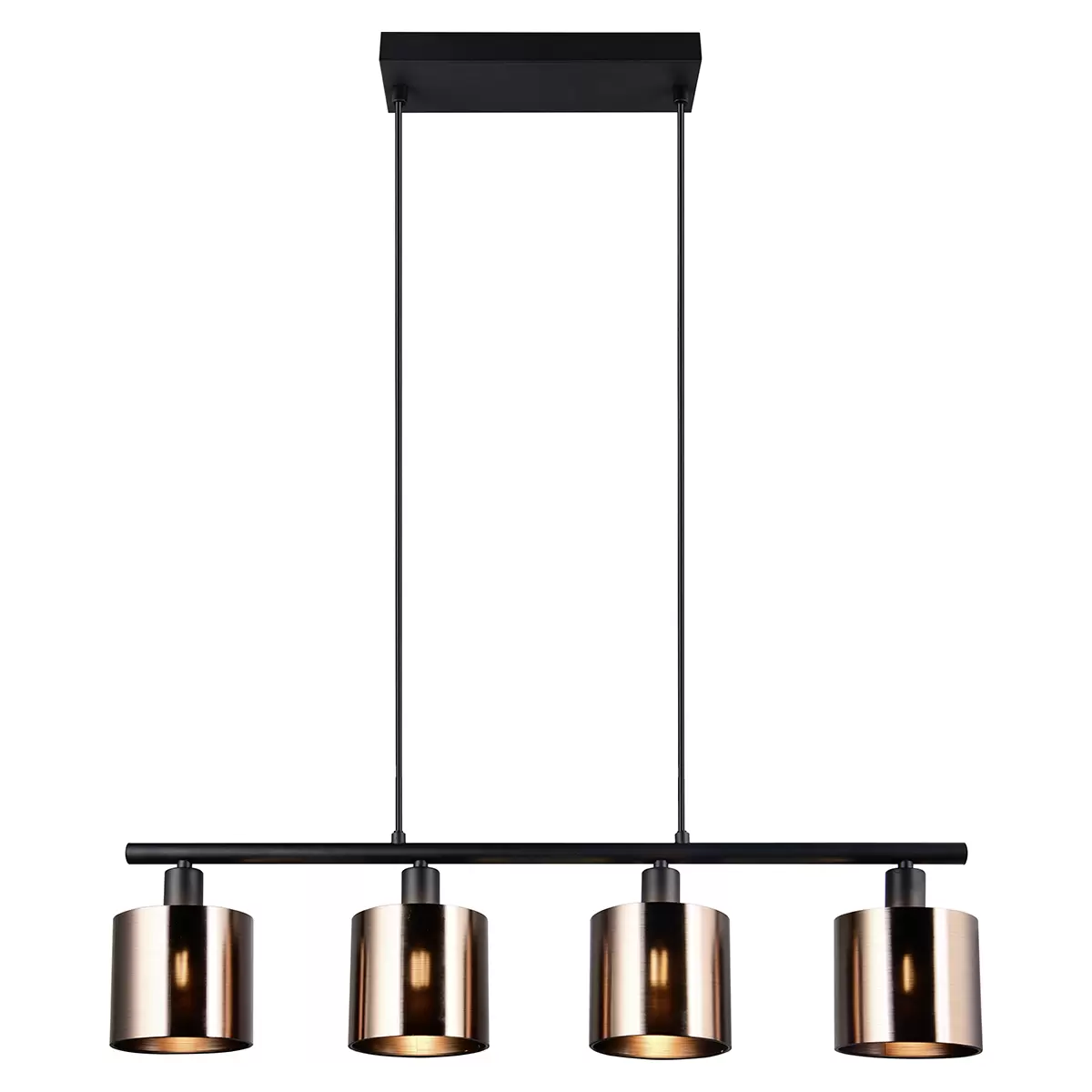 Pendelleuchte Jason cognac,gold