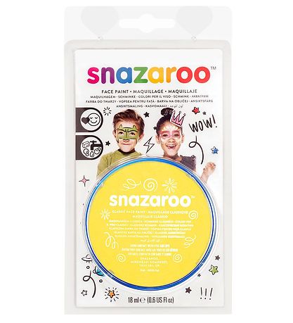 Snazaroo Kinderschminke - 18 ml - Hell Yellow