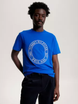 Camiseta com bordado de logotipo