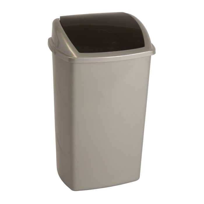 Vepa Bins Afvalbak 50 Liter Grijs Zwart (VB200918)