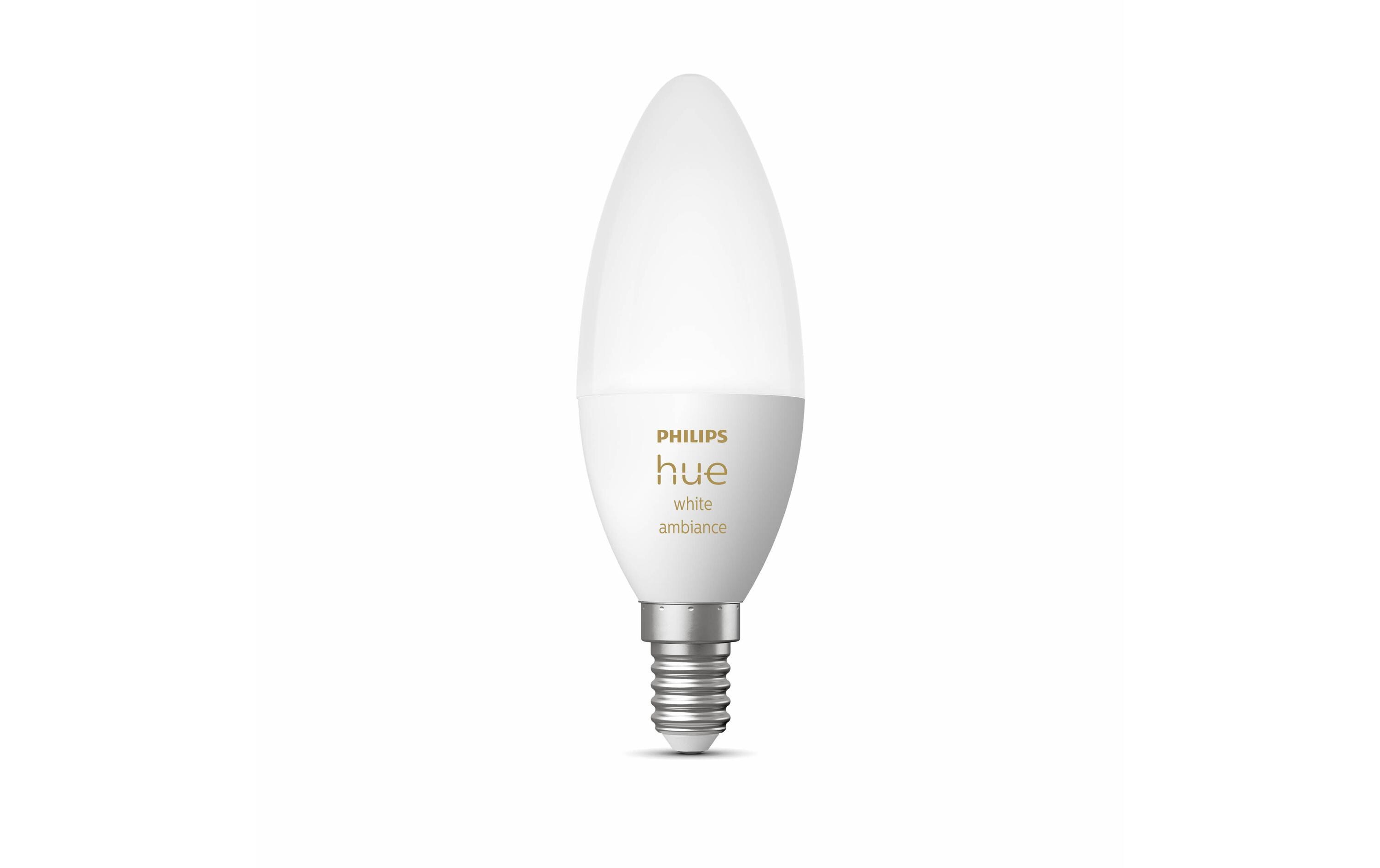 Leuchtmittel White Amb. Einzelpack E14 320 lmPer Bluetooth steuerbares Hue E14-Leuchtmittel