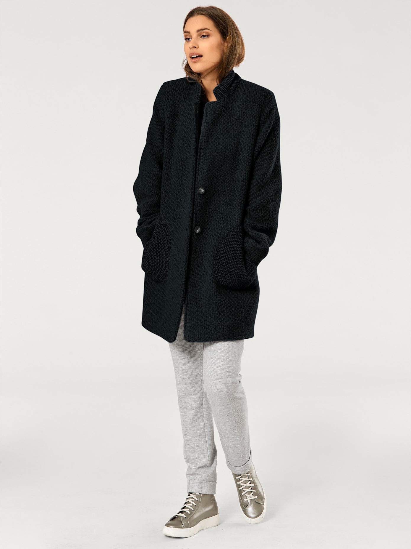 Manteau look romantique