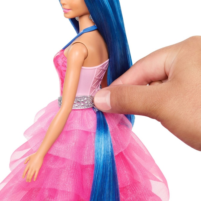 Barbie - Saphir - Einhornpuppe mit Flügeln und Einhornfohlen - blaue Haare