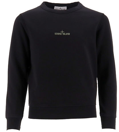 Stone Island Sweatshirt - Schwarz m. Logo