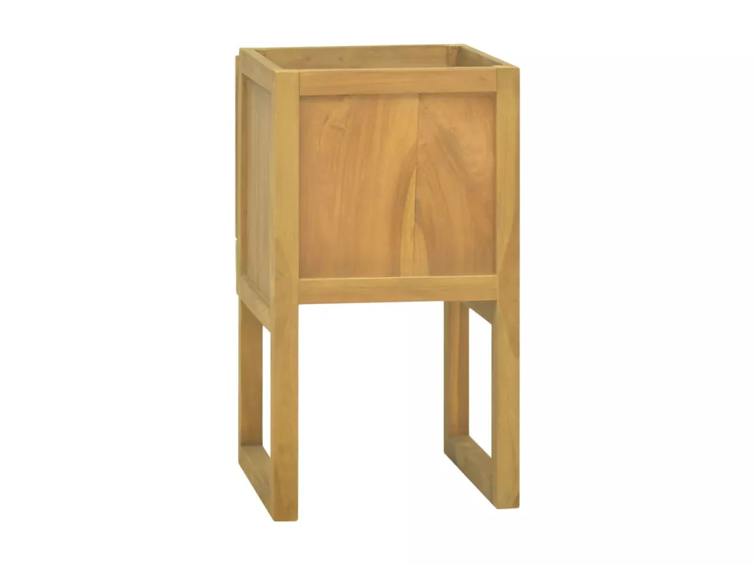 Armoire de salle de bain 41x40x75 cm bois de teck solide