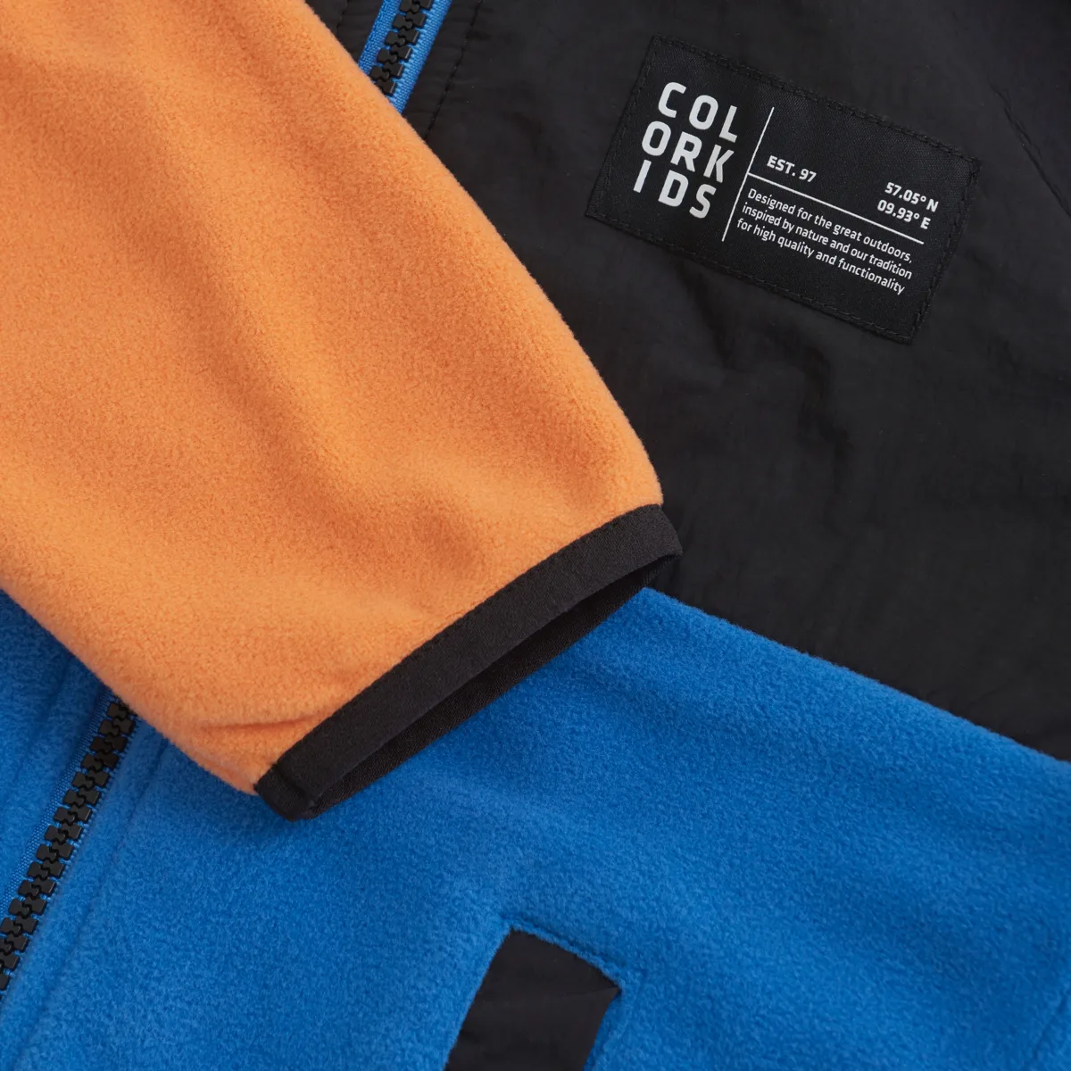 Color Kids Fleece Jacket Campanula