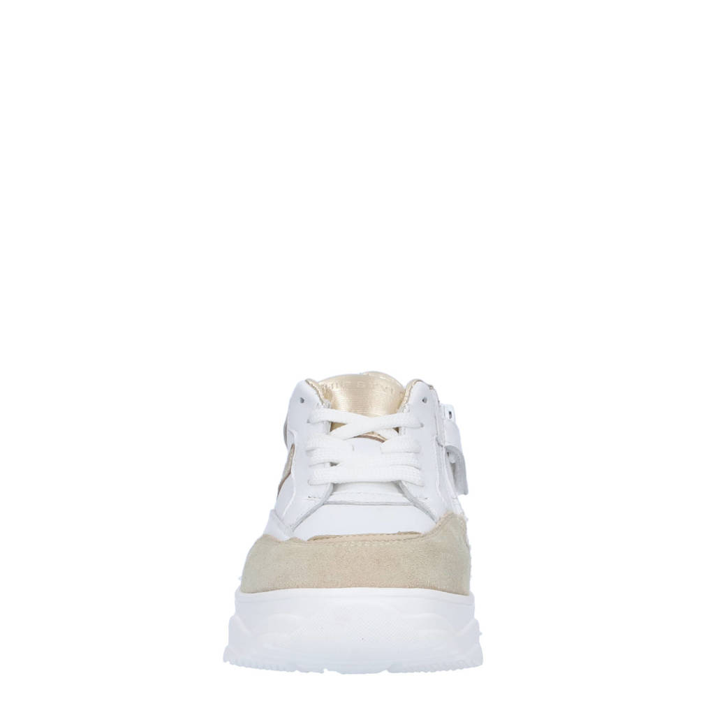 Hip suède sneakers wit/beige