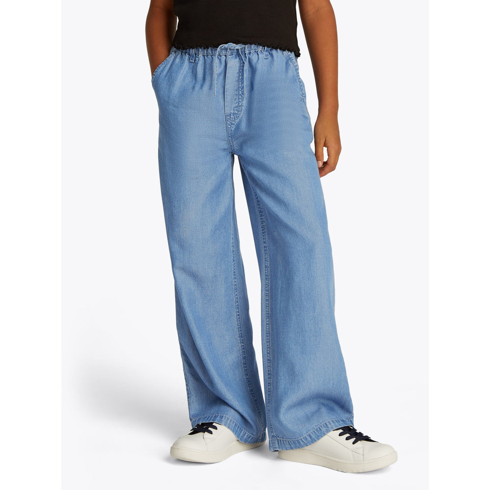 Køb Tommy Hilfiger Denim Medium 01 Chambray Wide Leg Pant