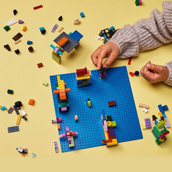 La plaque de construction bleue LEGO® Classic 11025