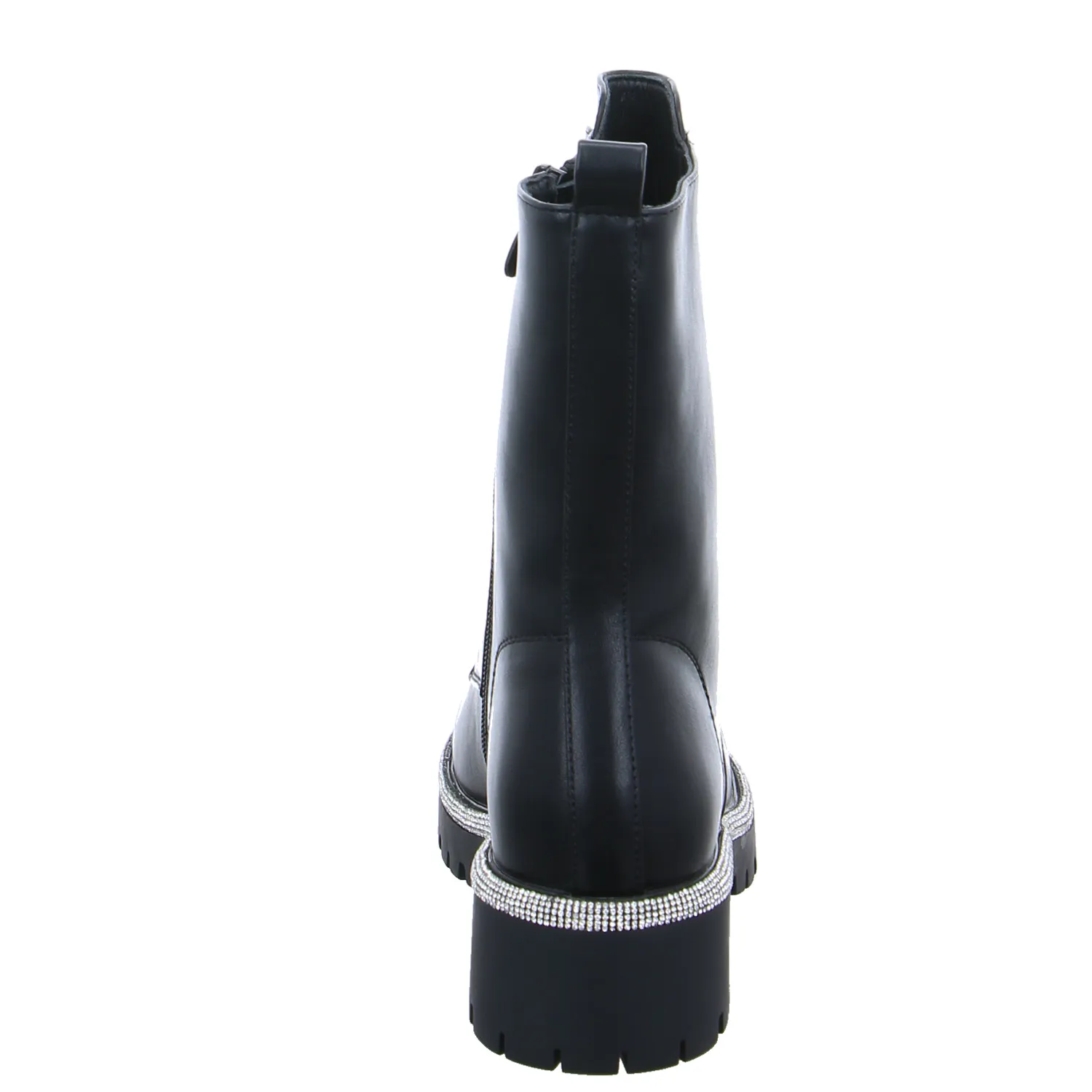 LA STRADA Boot Schwarz Lederimitat