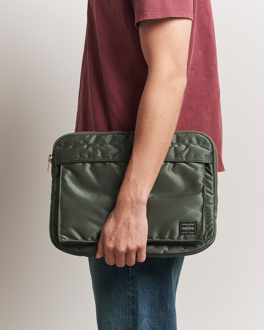 Porter-Yoshida & Co. Tanker Document Case Sage Green