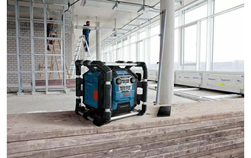 Baustellenradio GPB 18 V-5 SC Schwarz<br>Starker Top-Performer für digitales Radio auf rauen Baustellen