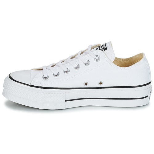 Converse - CHUCK TAYLOR ALL STAR LIFT CANVAS OX - Blanc