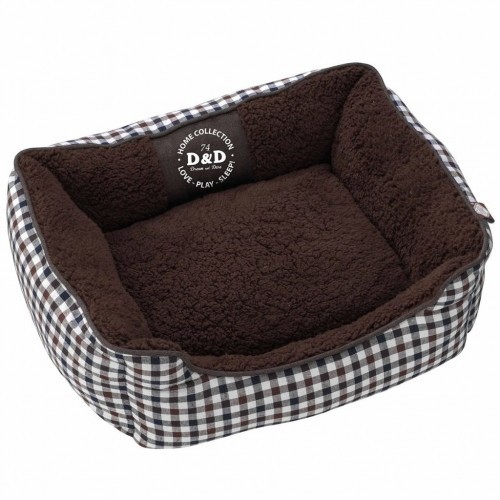 Almofada marrom em formato de cachorro