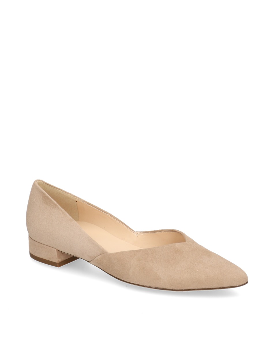 Veloursleder Ballerina