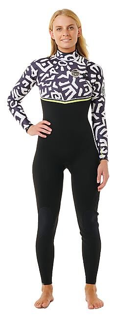 RIP CURL - INTEGRALE E BOMB 4/3 ZIP FREE FEMME