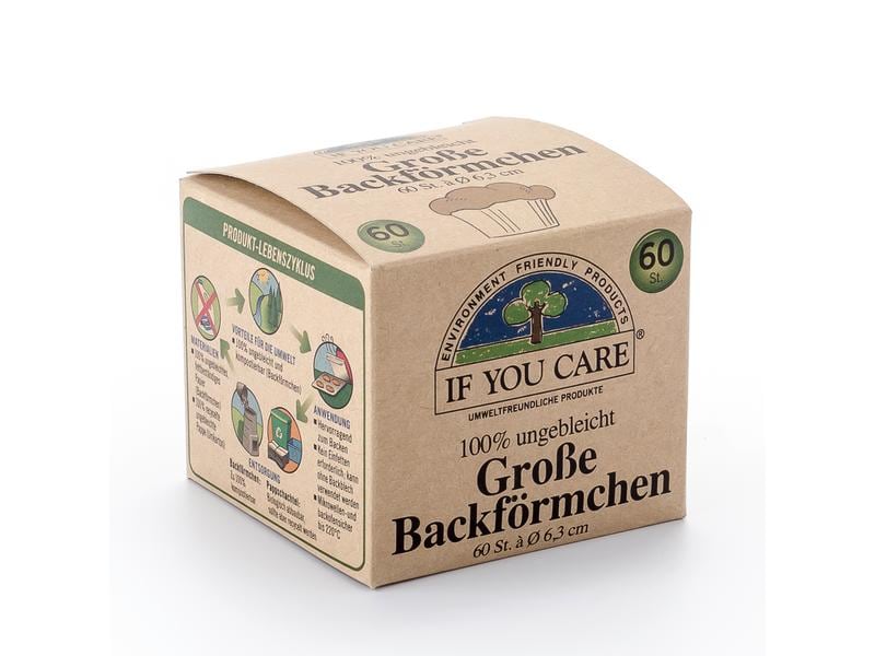 if you care Muffin Backform 60 Stück Backförmchen