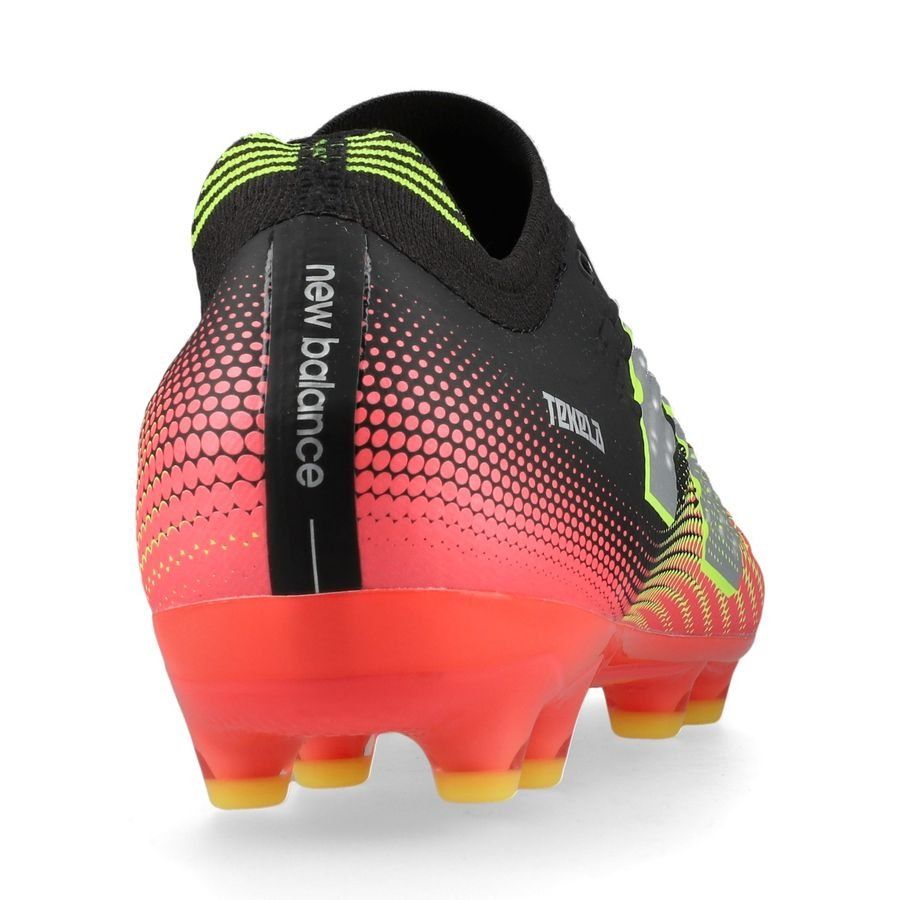 New Balance Tekela V4 Pro Low AG Flash Point - Noir/Rouge/Argenté